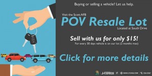 POV Resale Lot Banner in Illinois, Scott AFB