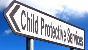 Child Protective Services Signage in Everett, Washington