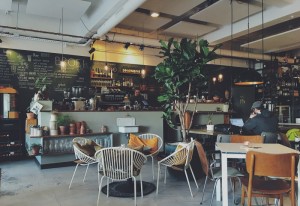 Cafe at Atsugi, Japan