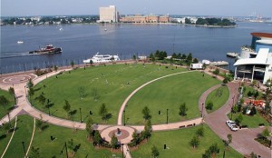 Town Point Park in Norfolk
