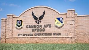 cannon air force base- sign