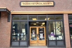 Tacoma Historical Society Front Door in Washington State