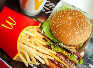 MC Donald Fries and Burgers in Atsugi, Japan