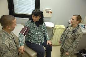 Family Health- Scott AFB-checking for blood pressure