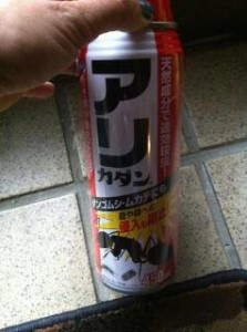 Insect Spray-1 in Sasebo, Japan