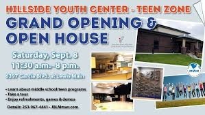 Hillside Youth Center Grand Opening Banner in Tacoma, Washington State