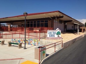 Lone Tree School- sign