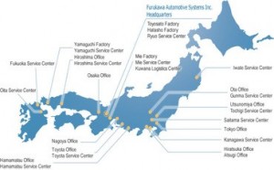 Local Network Service Center Map at Atsugi , Japan