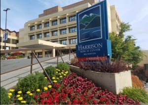 Outside Harrison medical Center in Bremerton, Washington
