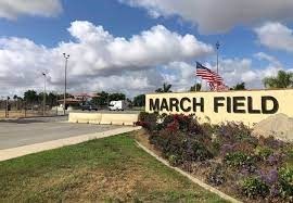 march air reserve base- entrance
