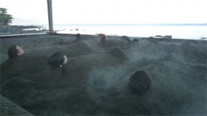 Sand Bath in Oita, Japan