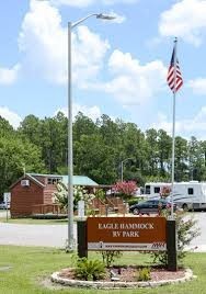 Eagle Hammock RV Park- NSB Kings Bay US flag