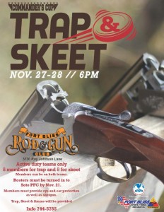 Trap and Skeet Schedule in El Paso, Texas