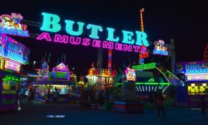 Butler Amusements Inc - travis afb- sign