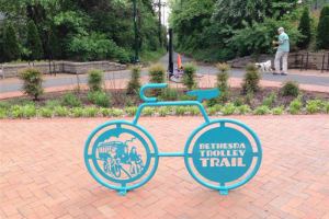 Bethesda Trolley Trail- sign