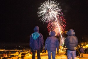 Fireworks in Eielson, Alaska