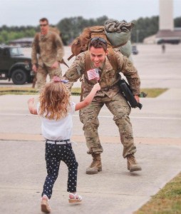 Father and Daughter in El Paso, Texas