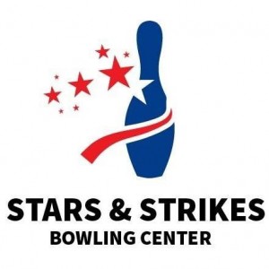 Stars and Strikes Bowling Center Logo in Illinois, Scott AFB