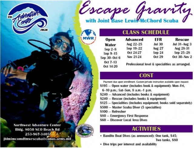 Scuba - Joint Base Lewis McChord