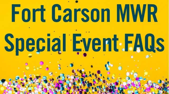 Special Events  - Fort Carson