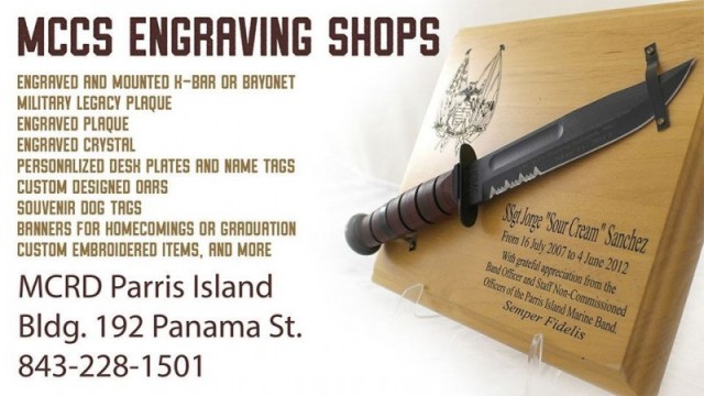Engraving Shop - MCRD Parris Island