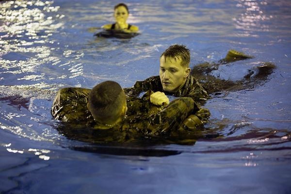 Military swim qual - MCAS Iwakuni