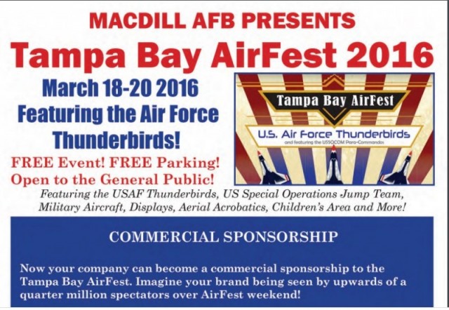 Commercial Sponsorship - MacDill AFB