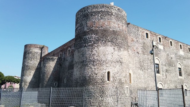 Castello Ursino Catania Italy Sicily walking tour 4k