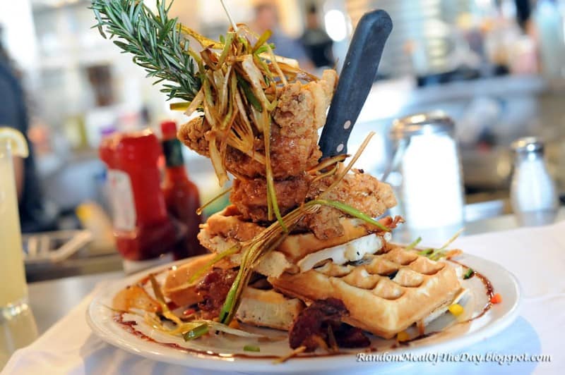 Hash House A Go Go Sage Fried Chicken Waffles 39 1386152862